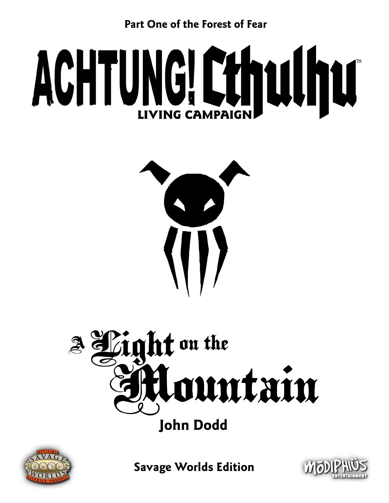 Achtung! Cthulhu - Forest of Fear 01