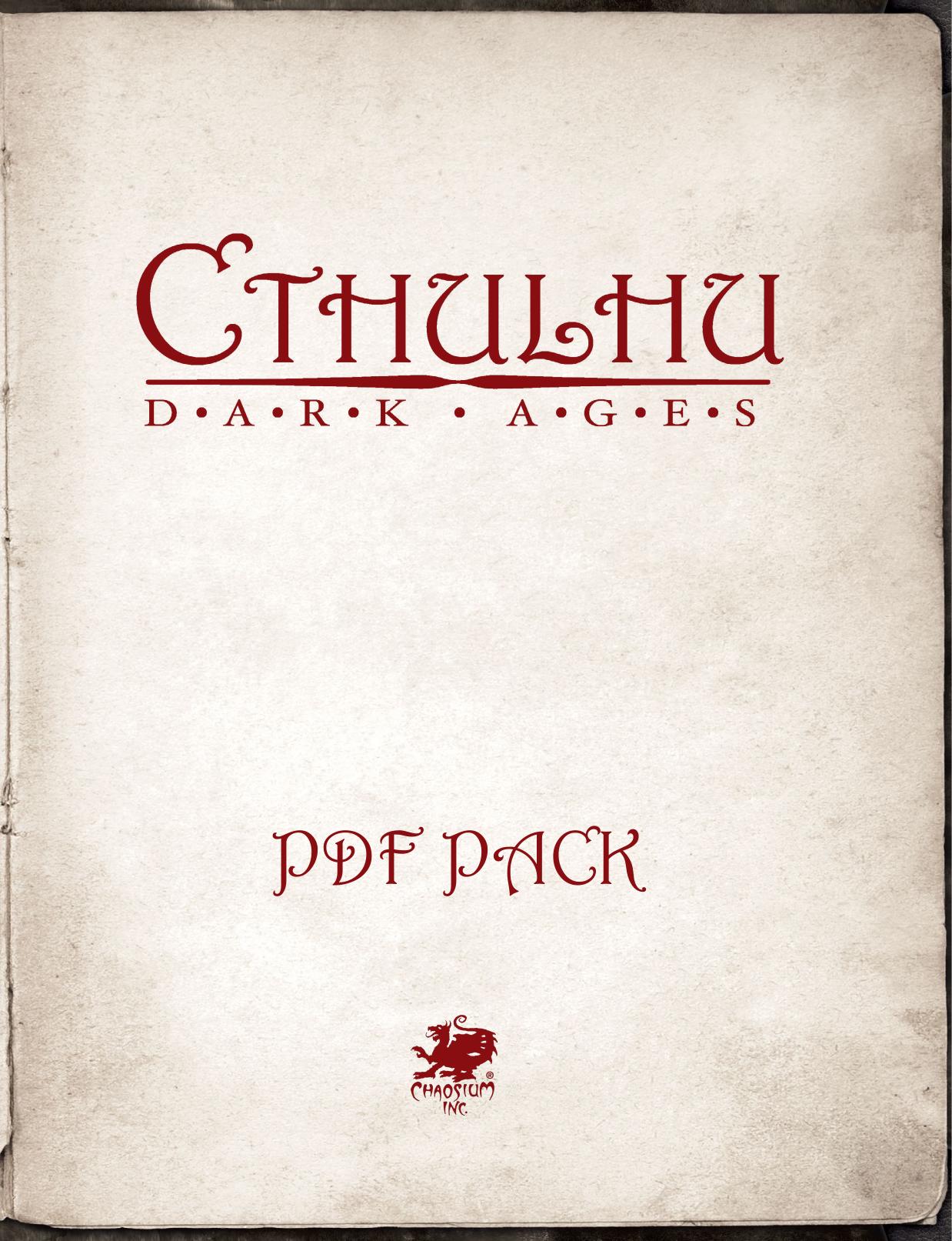 Cthulhu Dark Ages - 3rd Edition