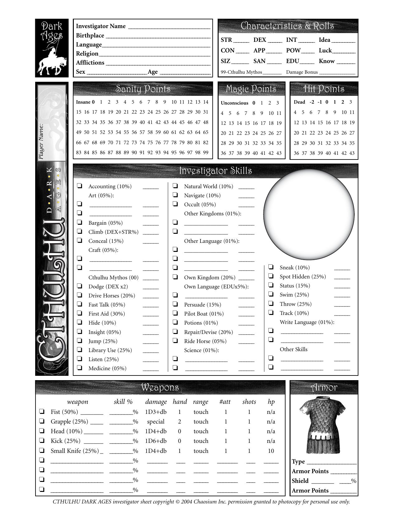 CDA Character Sheet