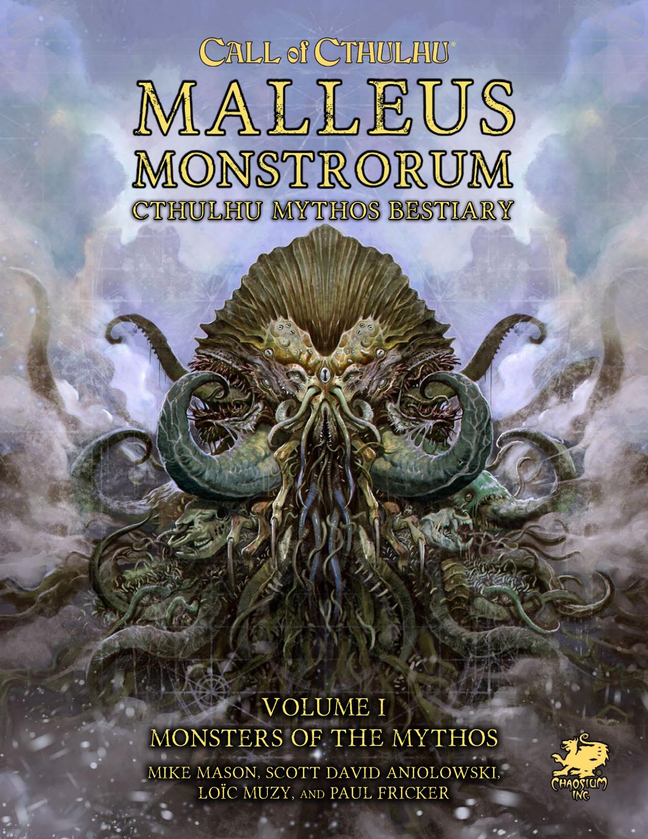 Call of Cthulhu - Malleus Monstrorum Volume I