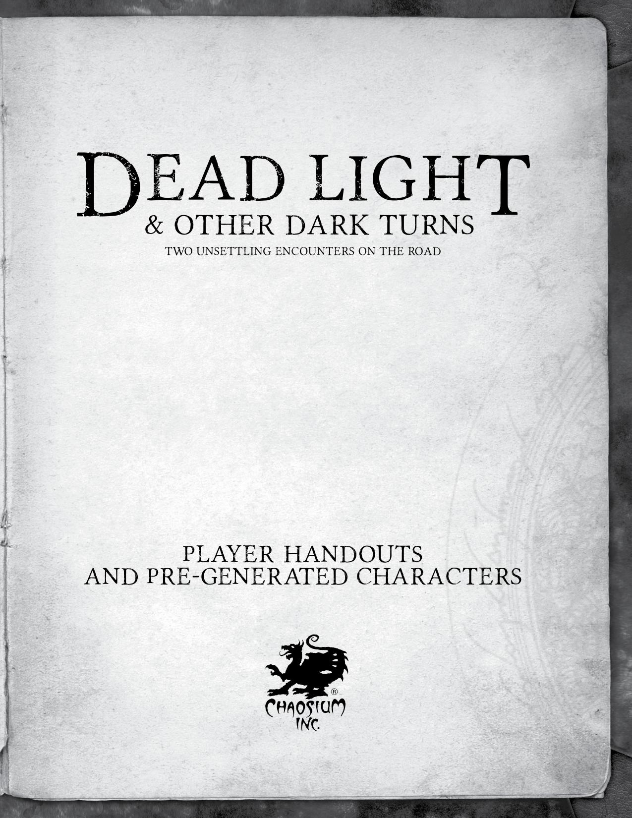 Call of Cthulhu - Dead Light & Other Dark Turns