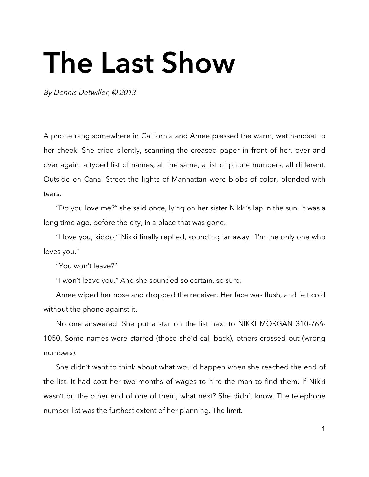 Microsoft Word - THE LAST SHOW si notes.docx
