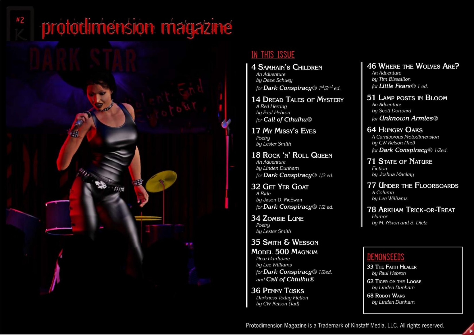 Protodimension Magazine #2 (Fall 2009)