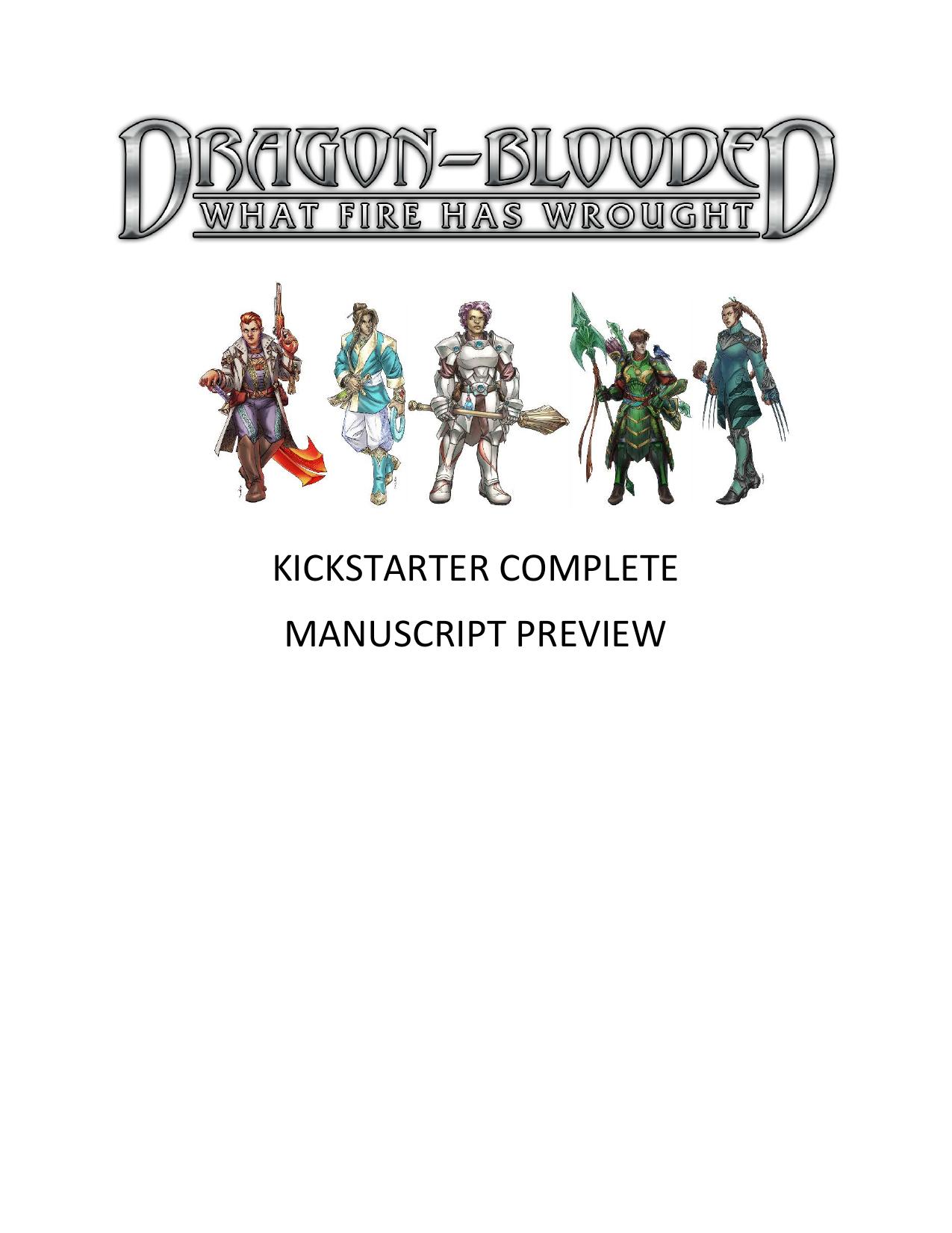 Dragonblooded KS Complete