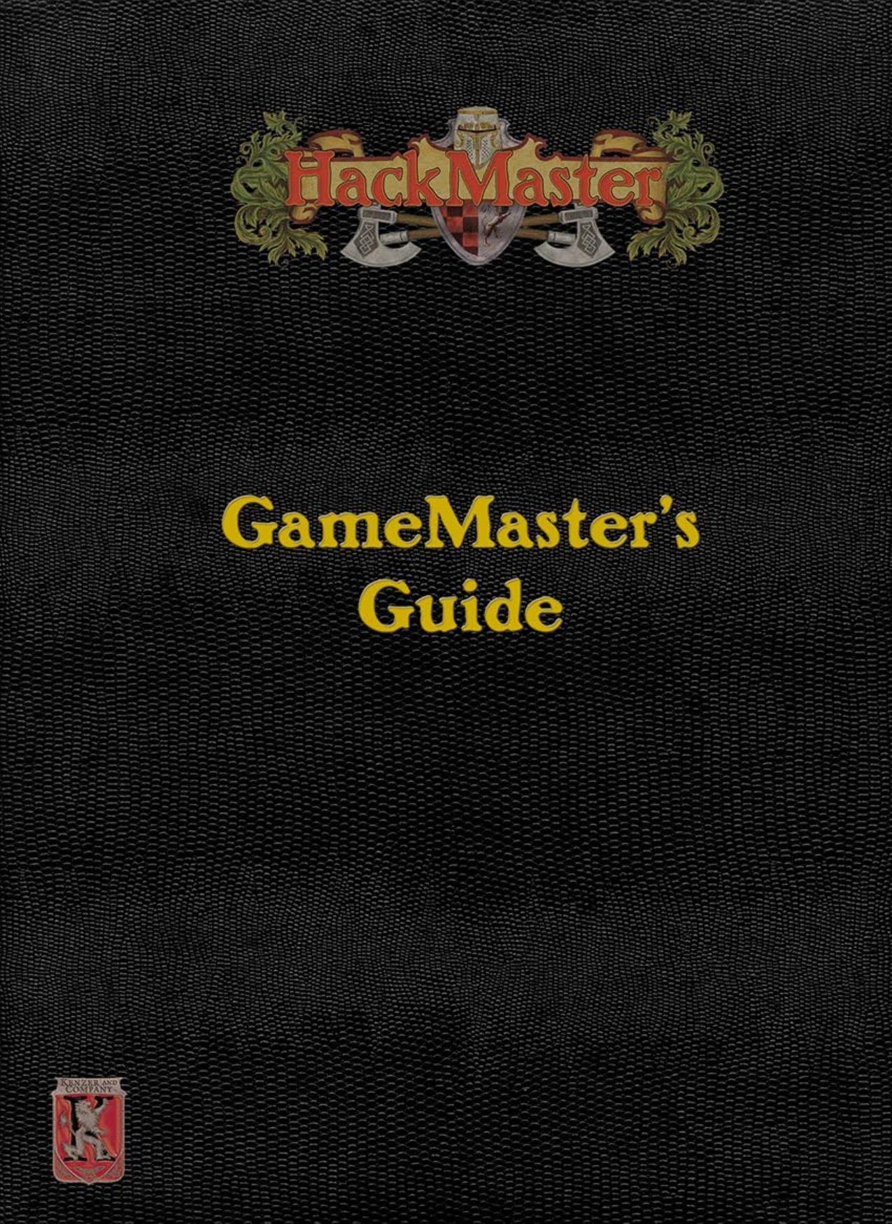 HackMaster GameMaster's Guide