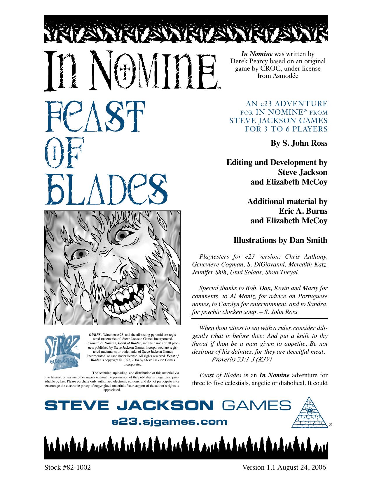 Feast of Blades