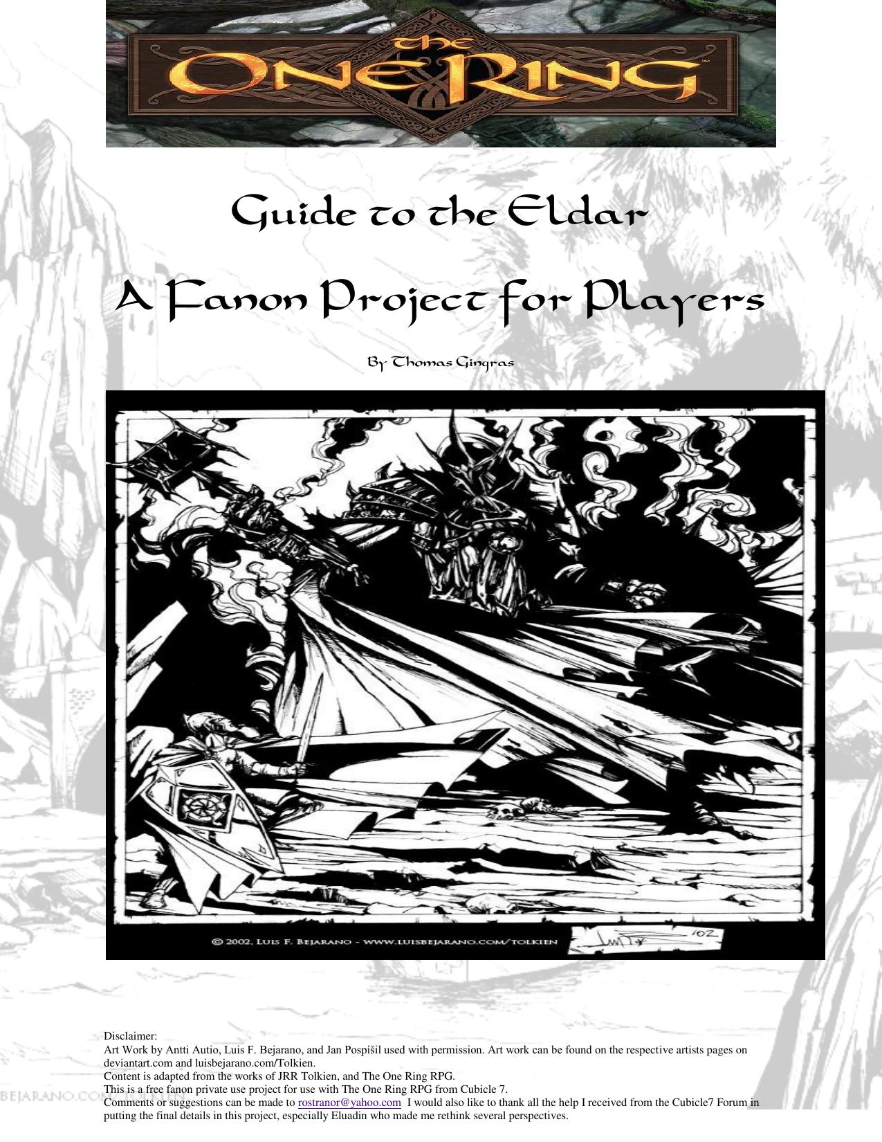 Guide to the Eldar