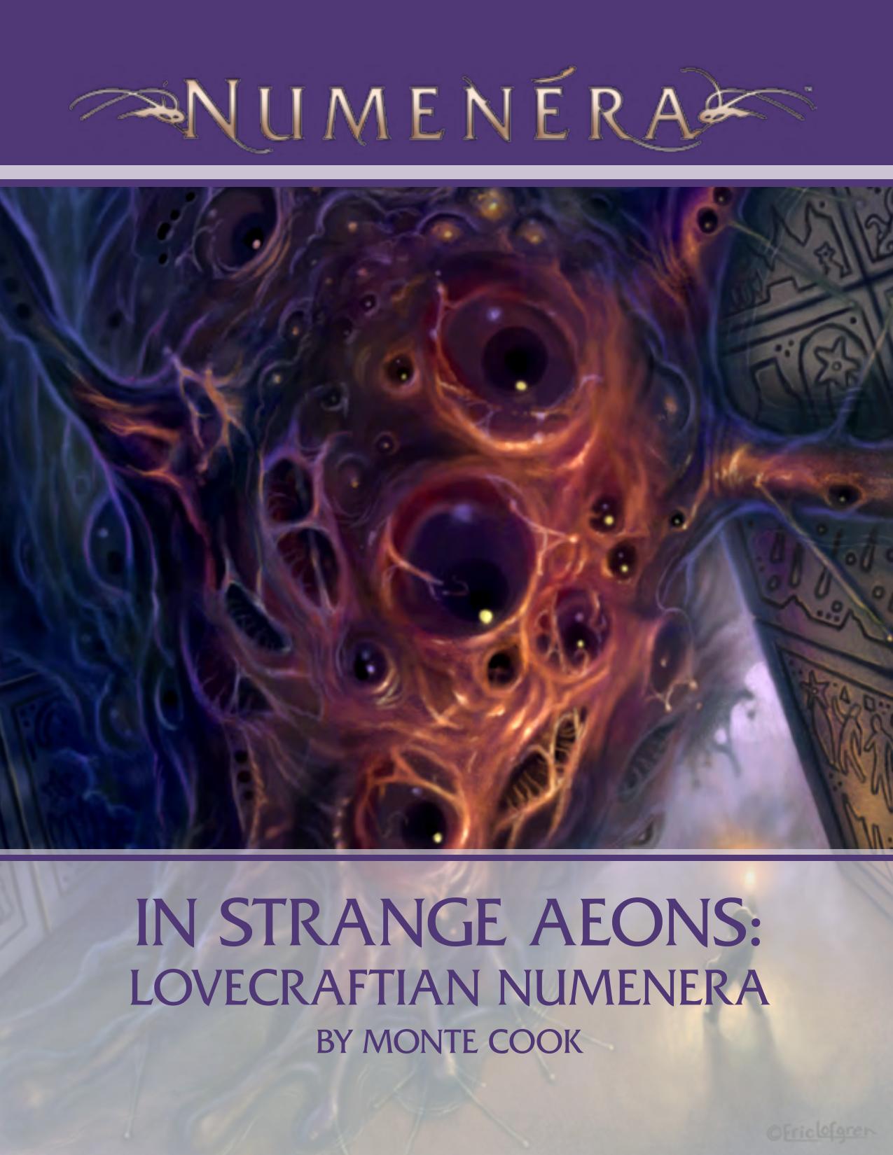 In Strange Aeons Lovecraftian Numenera