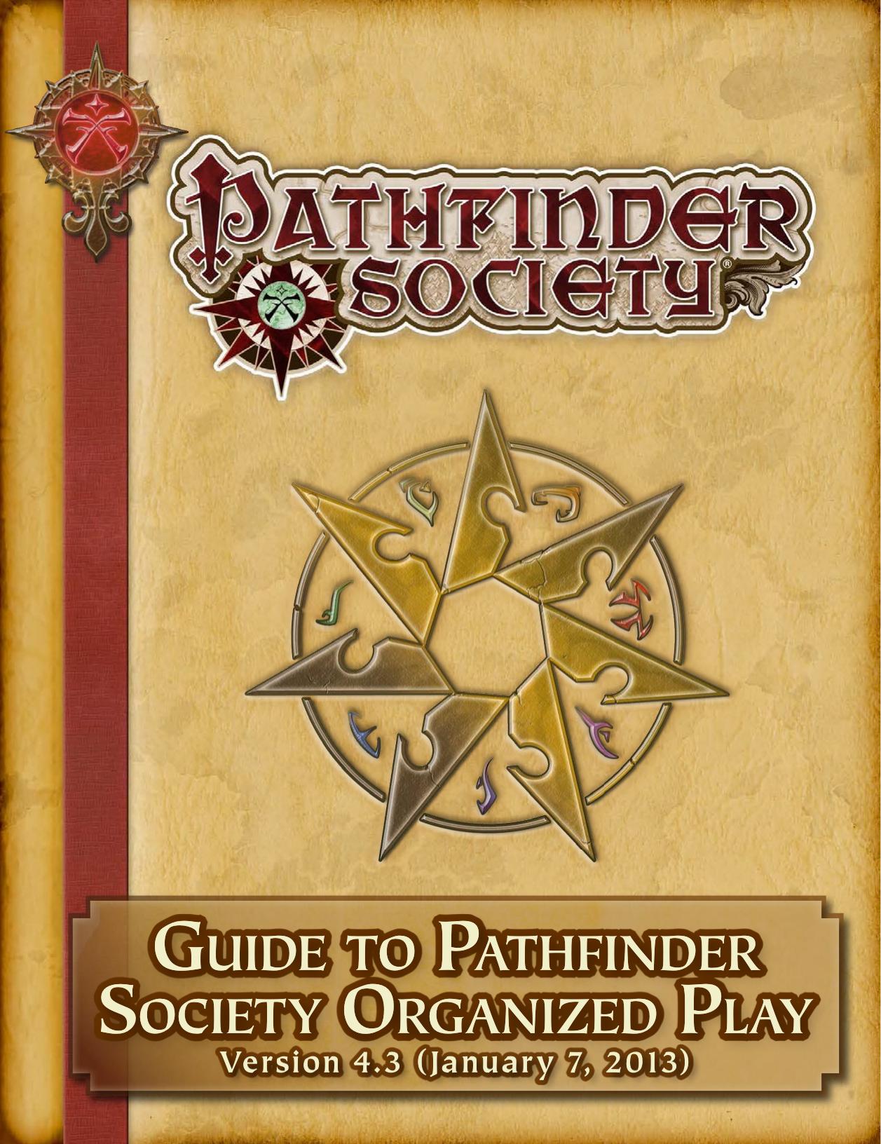 Guide to Pathfinder Society Organized Play (v4.3)
