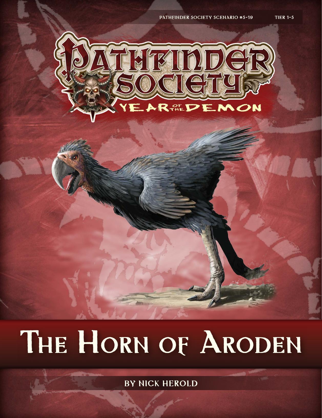 Pathfinder Society: Horn of Aroden